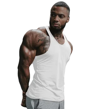 Men's Muscle Gym Workout Stringer Tank Tops Bodybuilding Fitness Tank Tops