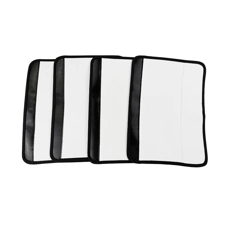 For sublimation blank white color neoprene car seat belt cover/strap Strap Blank White Car Seat Belt Cover