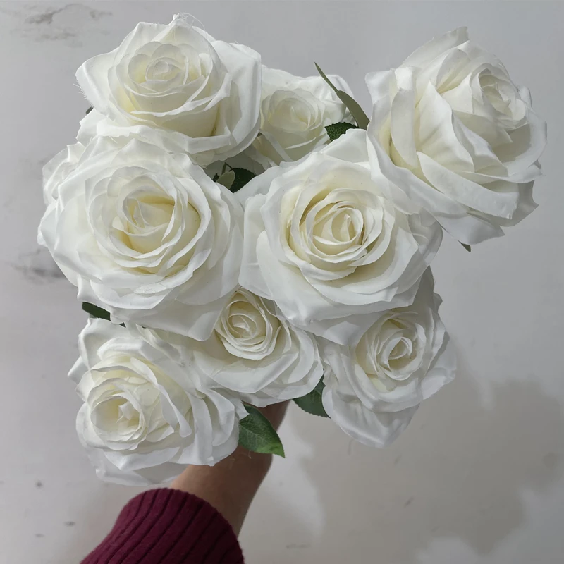 Ifg Floral Supplies Romantic 55cm Long Stems White Flowers Artificial ...