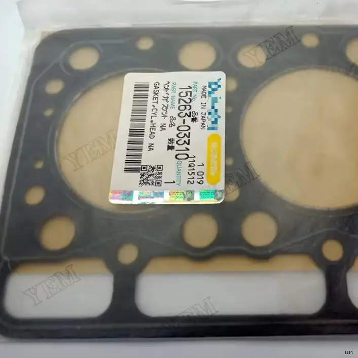 Cylinder Head Gasket 15263-03310 for Kubota Engine Z500 Z650 Tractor B5100D-P B5100E-P