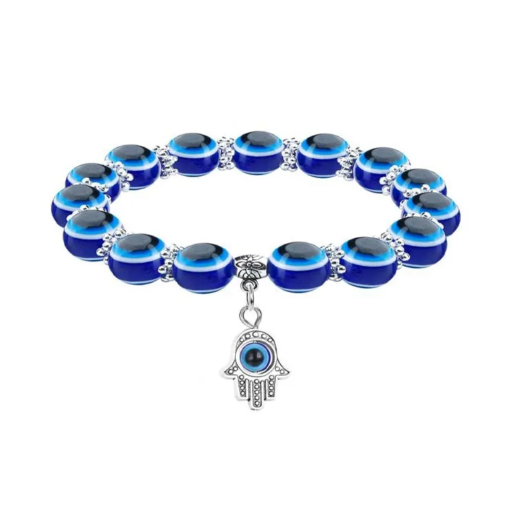 New Turkish Evil Eyes Bracelet Braided Rope Adjustable Dripping Oil