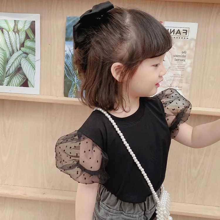 Baby Girs Tops 2021 New Summer Cotton 