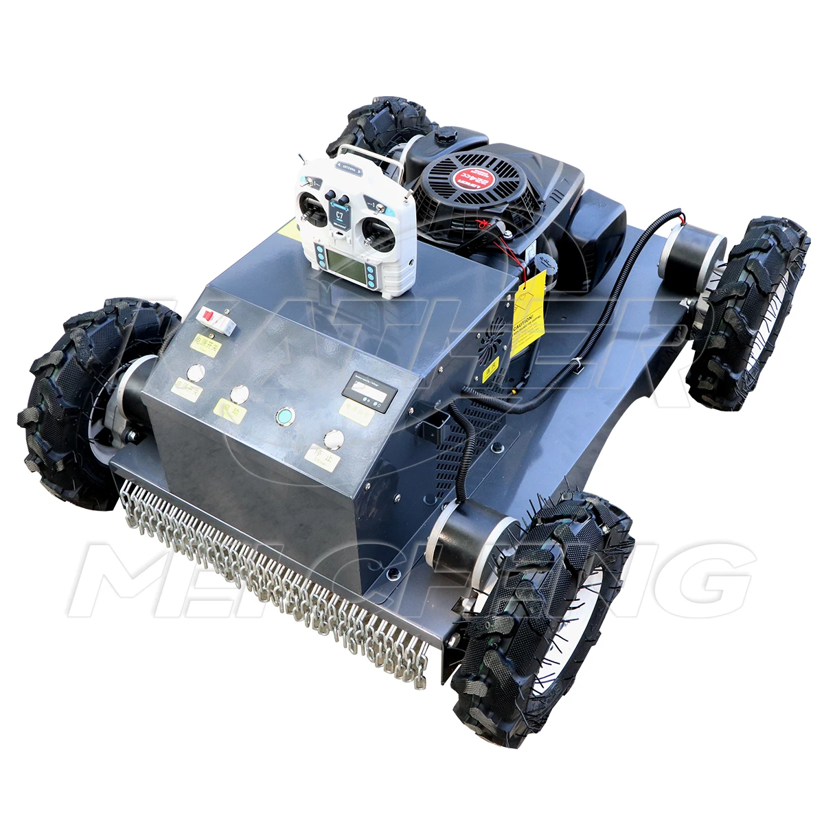 196/225/452/608cc Zero Petrol/Gasoline Engine Turn Rc Robot Lawn Mowers Automatic Grass Cutter Remote Control Wheel Lawn Mower