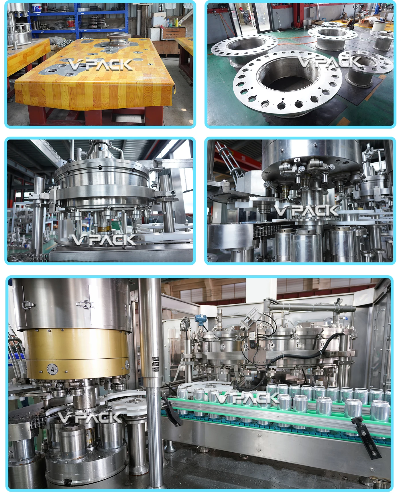 Llenado Automatico De Cerveza Commercial Beer Can Filling &sealing