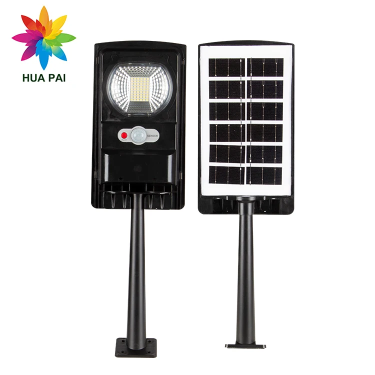 HUAPAI New Wholesale Light Control Waterproof IP65 Light Control Outdoor Park 100 200 300 W Solar Light Street LED
