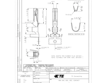 Jun様 FEMALE DISCONNECT 2.76MM 22-18AWG 61060-1 AMP Connectors