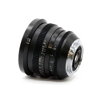 SLR Magic MicroPrime CINE 18mm T2.8 Full Frame Wide Angle Cinema Cine & Prime Lens Manual Focus for E-Mount X-Mount / MFT