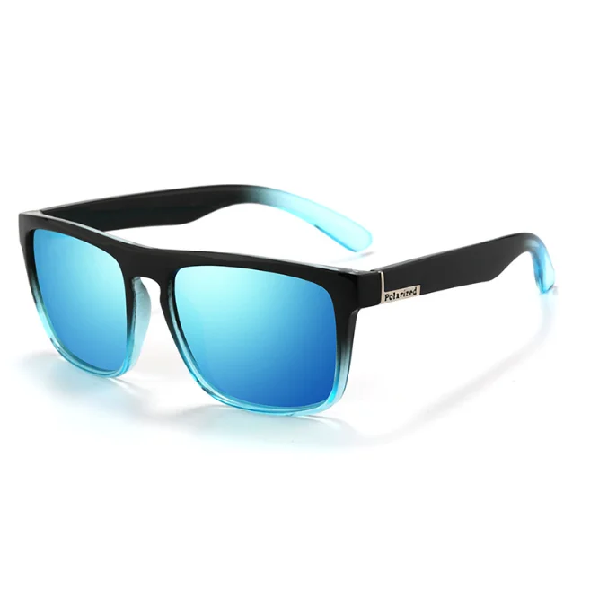 Gafas De Sol Lupinha Do Vilão Con Lentes Polarizadas Negras Y Azules
