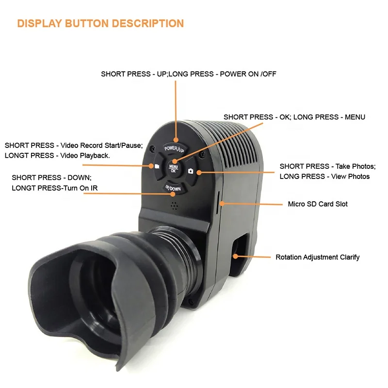 Megaorei Night vision hotsell scope with digital Display