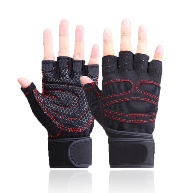 Workout Sports Anti Slip Light Breathable Weight Training Lifting Sports Gym Fitness Gloves