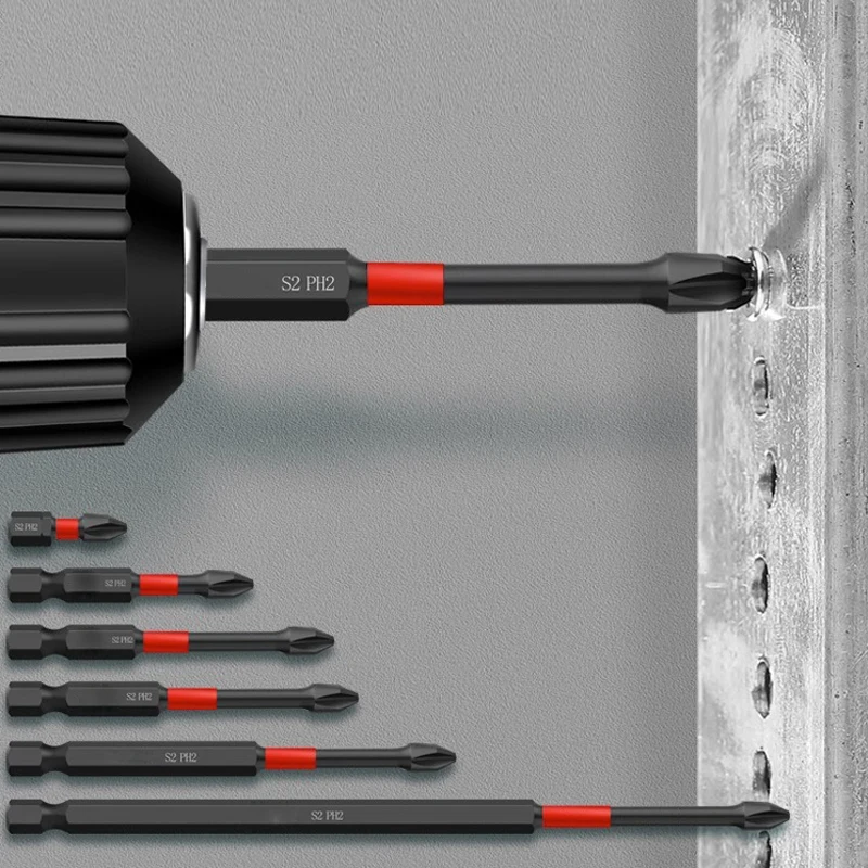 EUROCUT Impact Power S2 Screw Driver Tools Black Quickly Change Shank ...