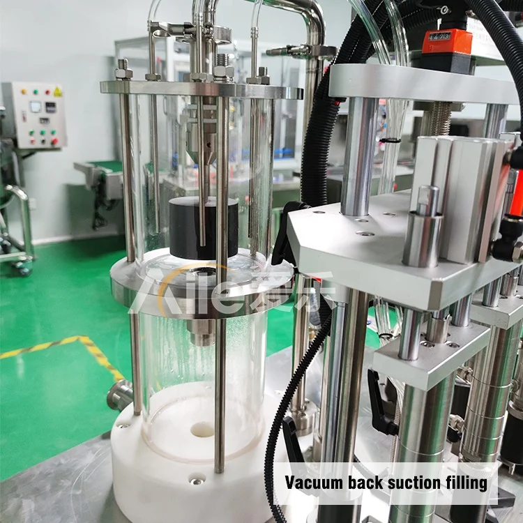 AILE Automatic Eyewash Cosmetics Filler Fragrance Vacuum Liquid Small Bottle for Perfume Filling Machine