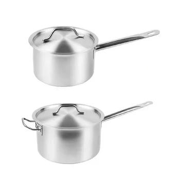 Factory Custom High Quality Stainless Steel Multi-Purpose Cooking Utensils Hot Sales Sauce Pan and Soup Pot for Home Use