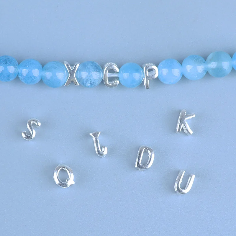 Buy Wholesale China 925 Sterling Silver Alphabet Beads 26 Letters & 925  Sterling Silver Alphabet Beads 26 Letters at USD 1.02