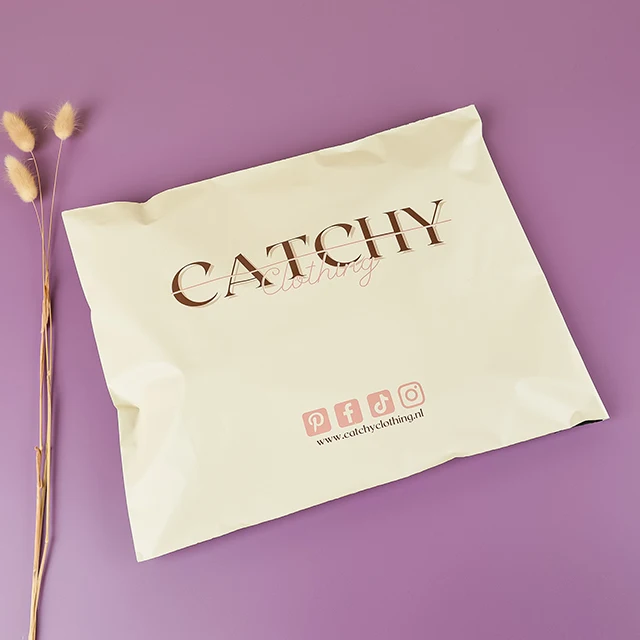 Bolsas de correo de plástico personalizadas, correo de ropa 2023