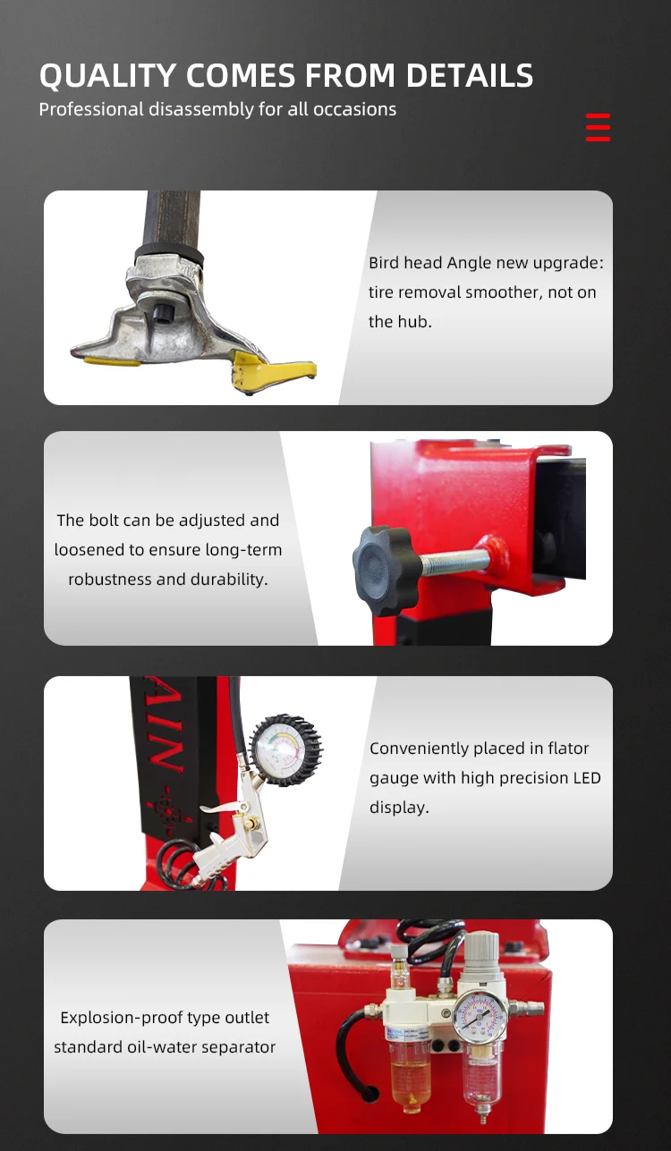 tyre changer machine Easy removal swing arm used tire changers for sale supplier