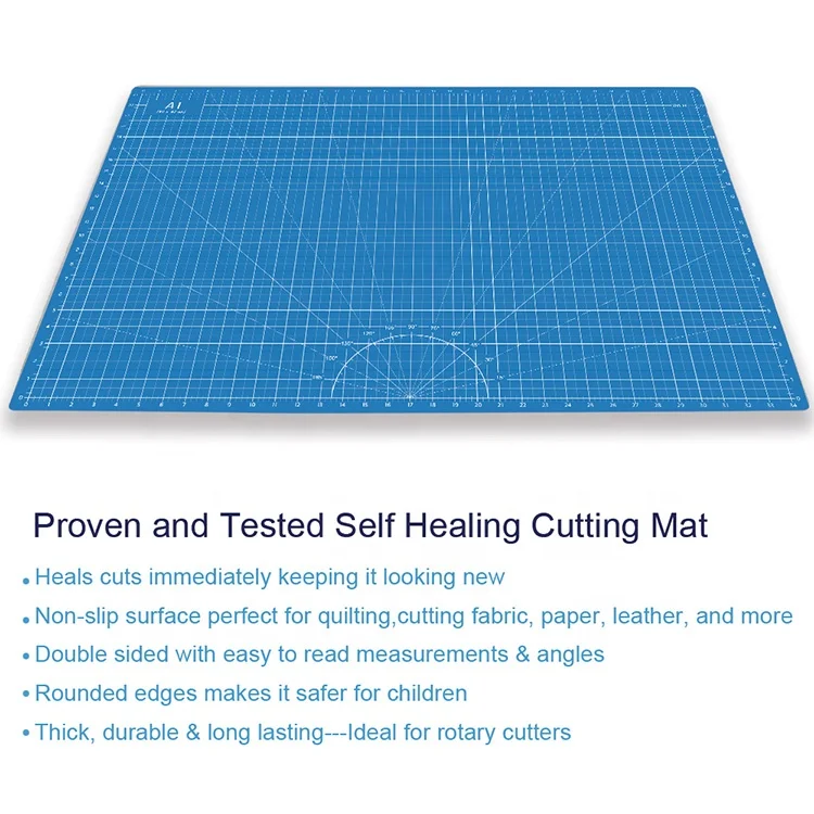 Free Sample High Quality 24*36 Inch Flexible PVC Self Healing Cutting Mat  a1 for Sewing Cutting