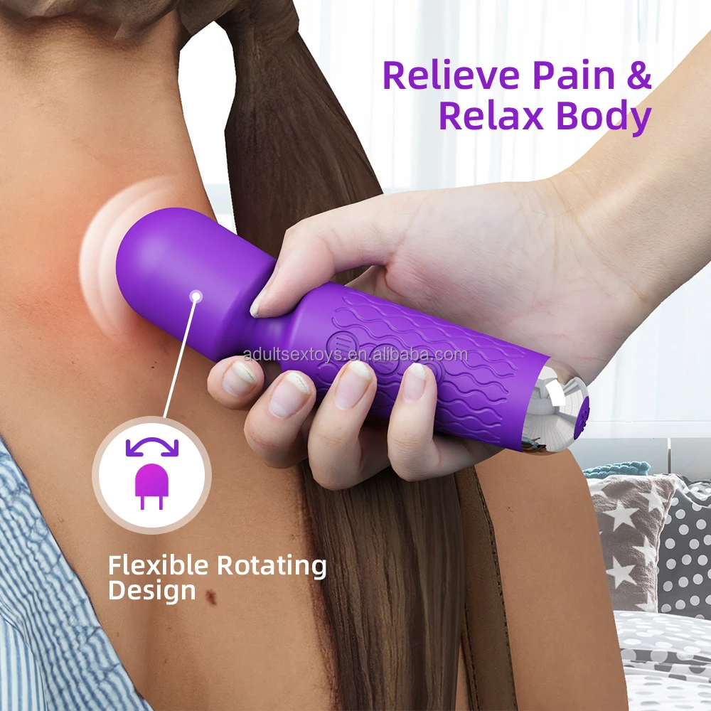 USB Rechargeable Mini Personal Wand Massager 20 Patterns 8 Speeds G-Spot Vibrator Small AV Dildo Sex Toys for Women USB Rechargeable Mini Personal Wand Massager 20 Patterns 8 Speeds G-Spot Vibrator Small AV Dildo Sex Toys for Women