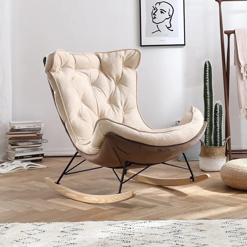 Factory Direct Rocking Chair Nordic Living Room Balcony Family Lounge