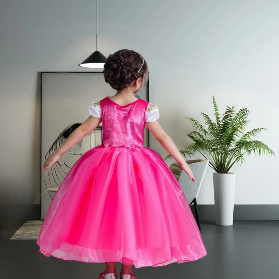 strapless open back dress Posh Peanut Girl's Disney Tiana Twirl Dress in Green, 10Y-12Y, Viscose from Bamboo main image 0