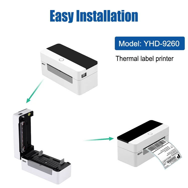 New Product Shipping Label Printer Direct Thermal Barcode Printer