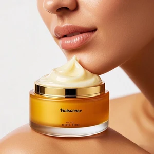 Free Sample Strong Honey Moisturising Cream for Beauty Salons Niacinamide Extract and Retinol Oil for Cracked Skin