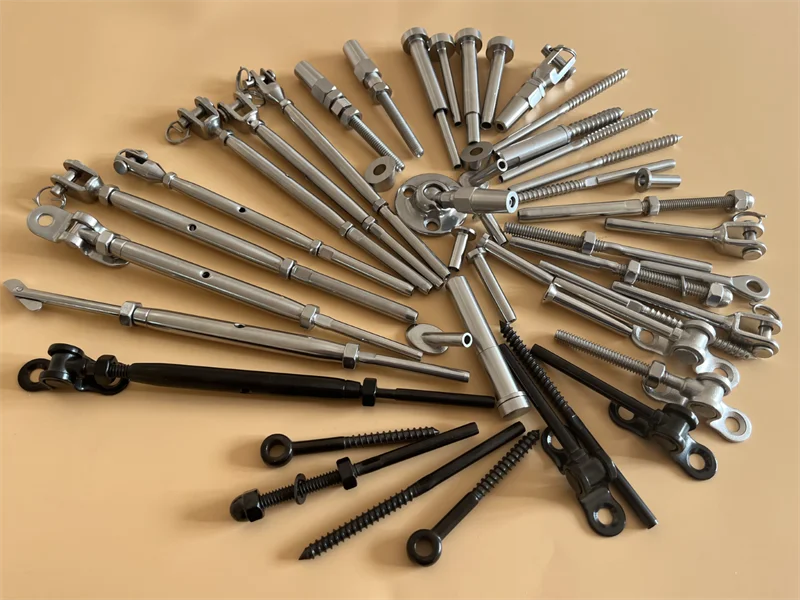 316 Stainless Steel Balustrade Cable Railing Fittings Systems Price 1/8 ...