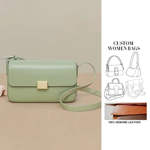 Manufacturer 2026 Custom Wholesale Fashion Women's Vintage Genuine Leather Shoulder Bags for Ladies