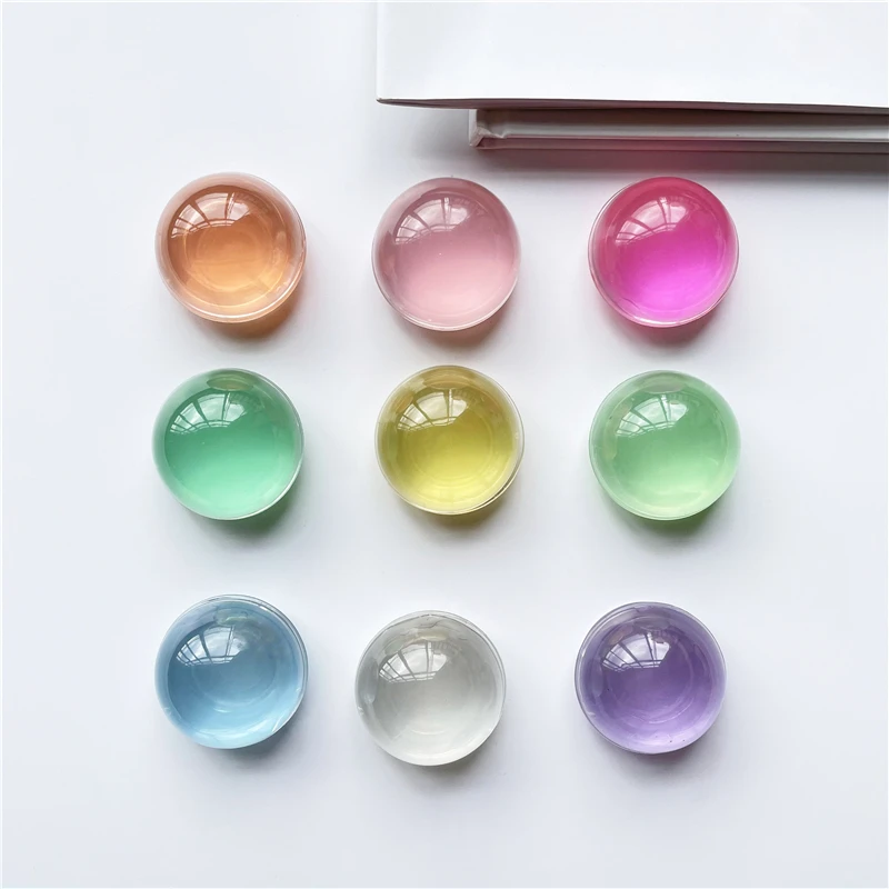 Factory Custom High Quality Crystal Transparent Phone Grip Wholesale Mobile Phone Holder Spherical Phone Socket Custom Logo