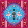 Red Roral Blue Nutcrackers