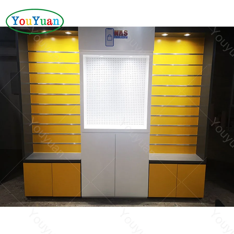 Manufacture Direct Sale Phone Shop Interior Design Mobile Phone Display Counter Shop Furniture