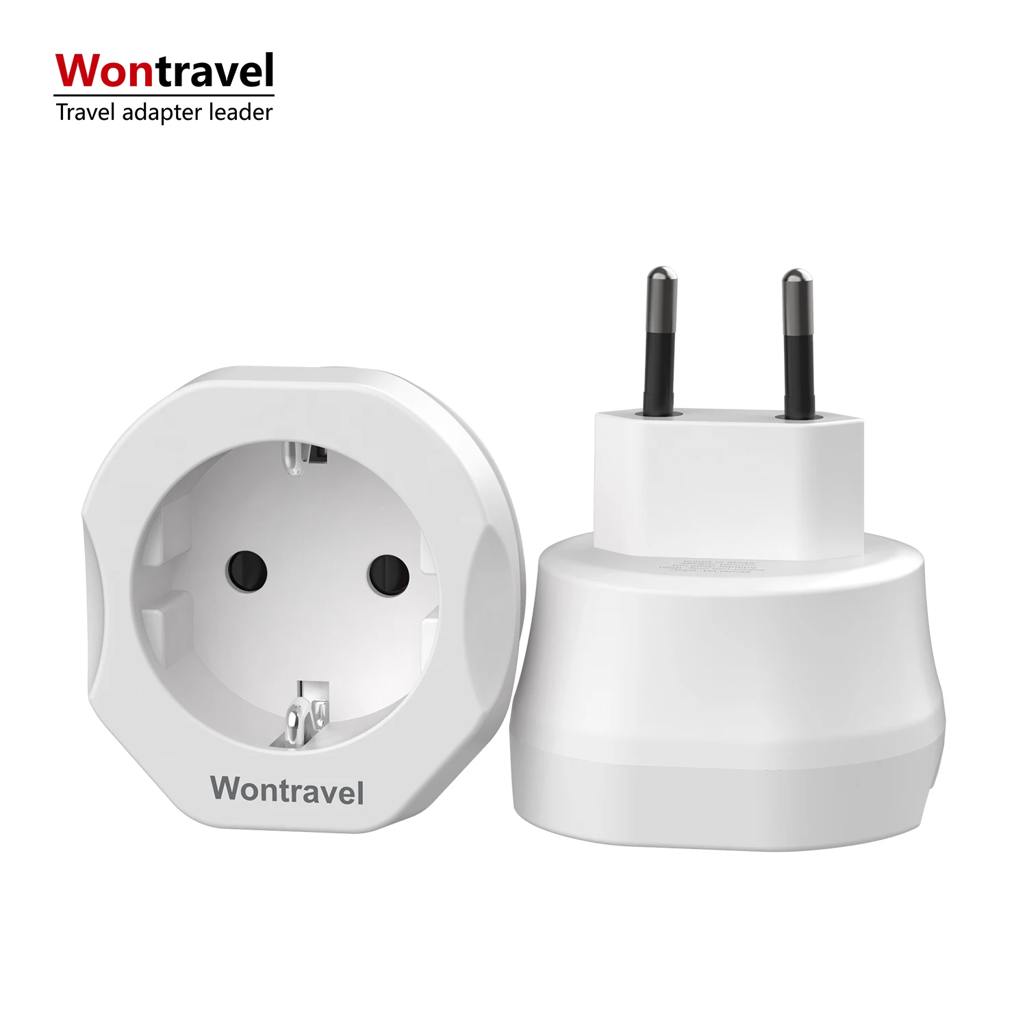 Worldwide Plug Germany EU Plug Socket Converter Travel Wall Outlet Power Adapter 10A CE/FCC for