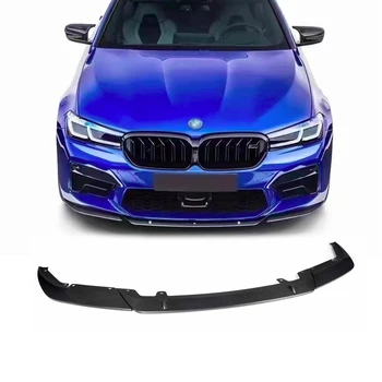 2021+ BMW M5 F90 LCI Carbon Fiber Front Lip Spoiler Bumper Splitter Chin Spoiler ST Type WET M5 Forge Carbon Fiber Accessories