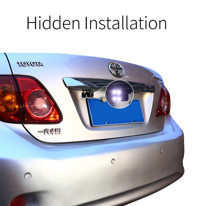Universal Waterproof Rear View Camera 4 LED Car Back Reverse Camera CMOS Night Vision Parking Assistance Camera