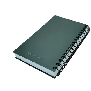 Custom A4 A5 Size Metal Aluminum Spiral Binder 100 Sheets Line Grid Organizer Notebook with New Material Custom LOGO Hard Cover