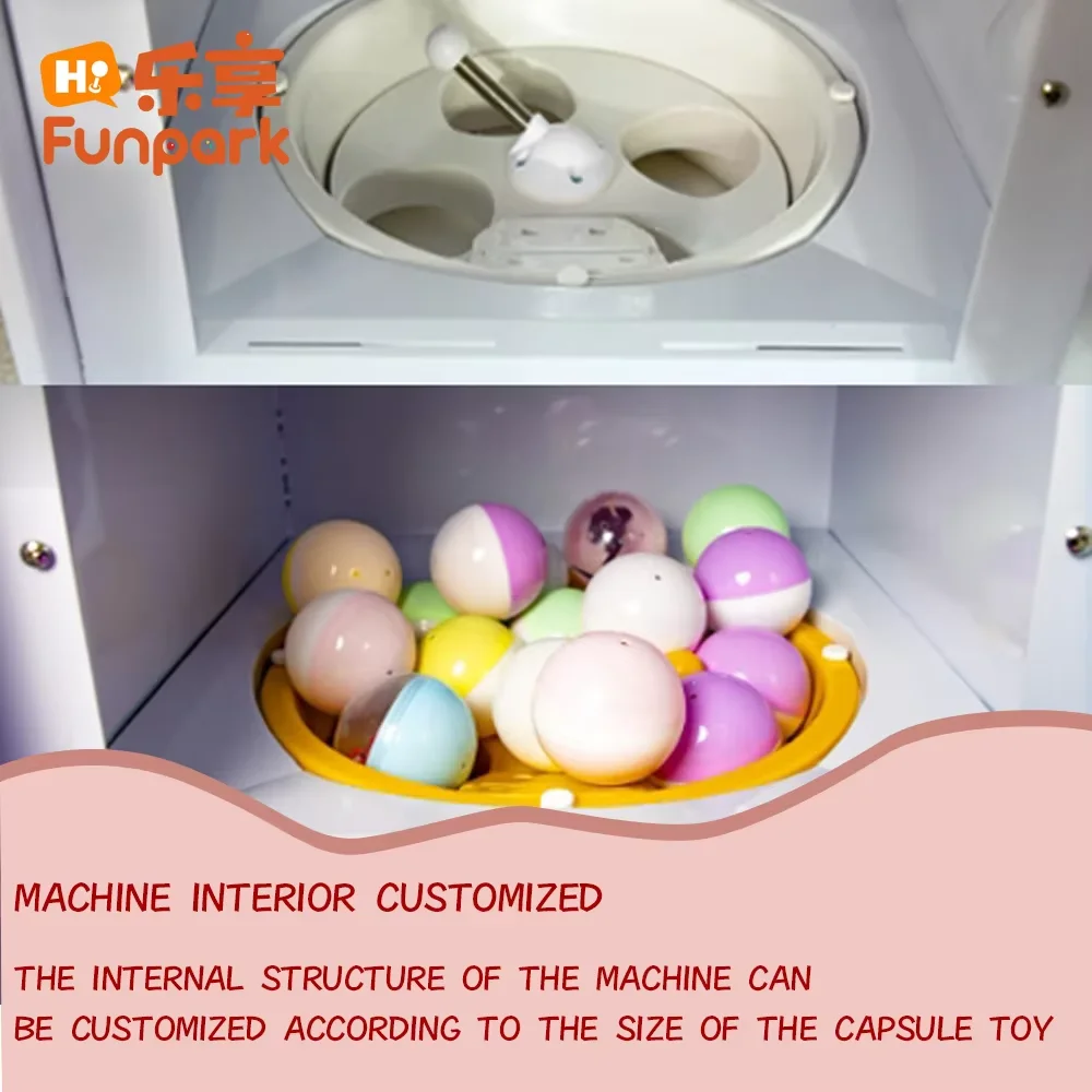 Funpark New Design Coin Operated Game Machine  Vending Machine Capsule Ball Vending Machine for Indoor Amusement details
