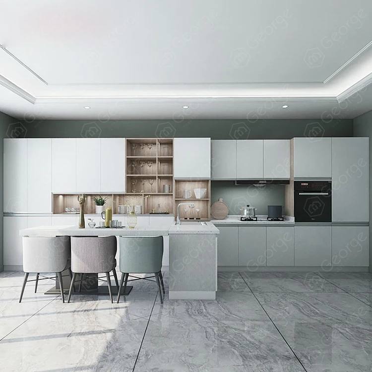 Ak 659 Modern Style Melamine With Particle Board Simple Design Modern Kitchen Cabinet Buy Building Construction Material Kitchen Cabinet Built In Kitchen Cabinet For Home Kitchen Product On Alibaba Com