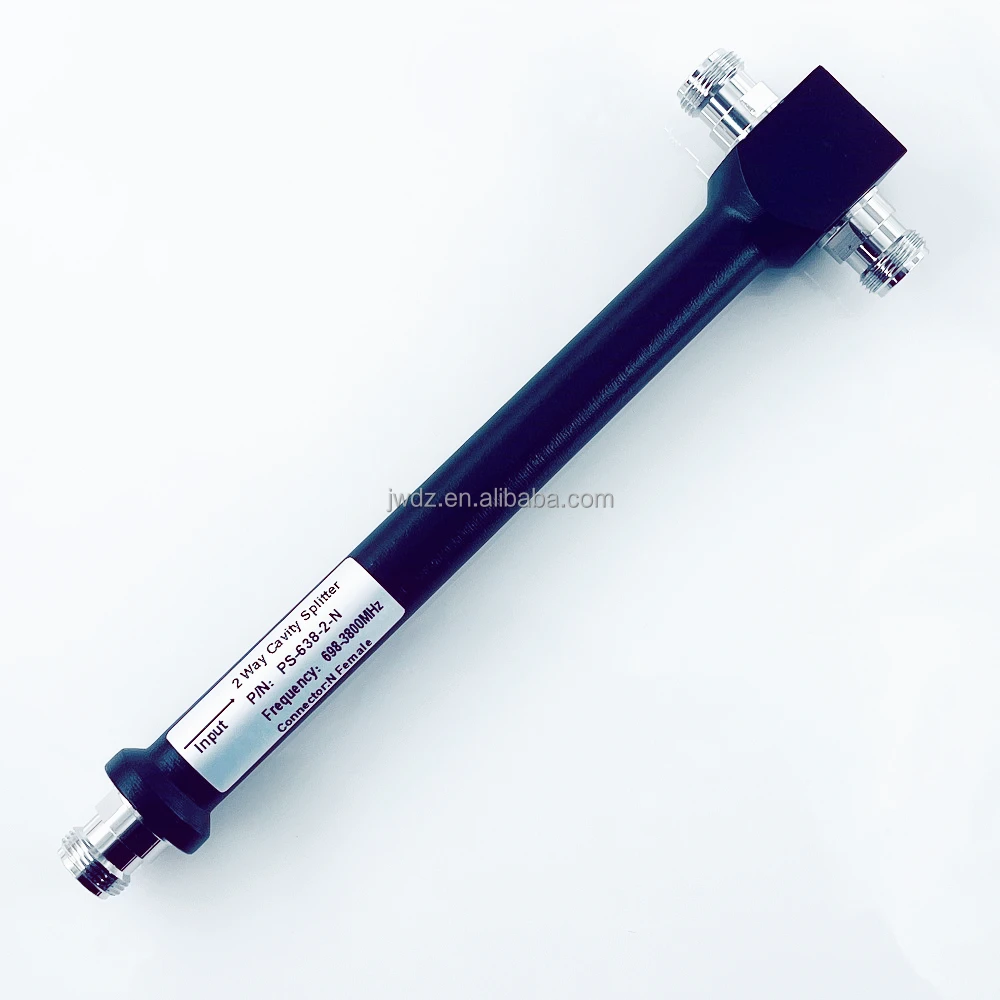 Cavity two power divider 698-3800mhz,  N-female Circular cavity,698-3800mhz 2 way cavity Power Splitter