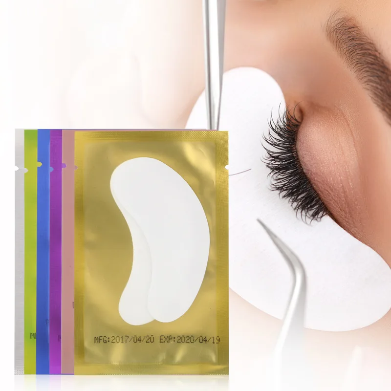 Mini Disposable Adhesive Silicon Lash Hydrogel Eyepads Under Eye Pad Wholesale Lint Eye Gel Patch for Eyelash Extension