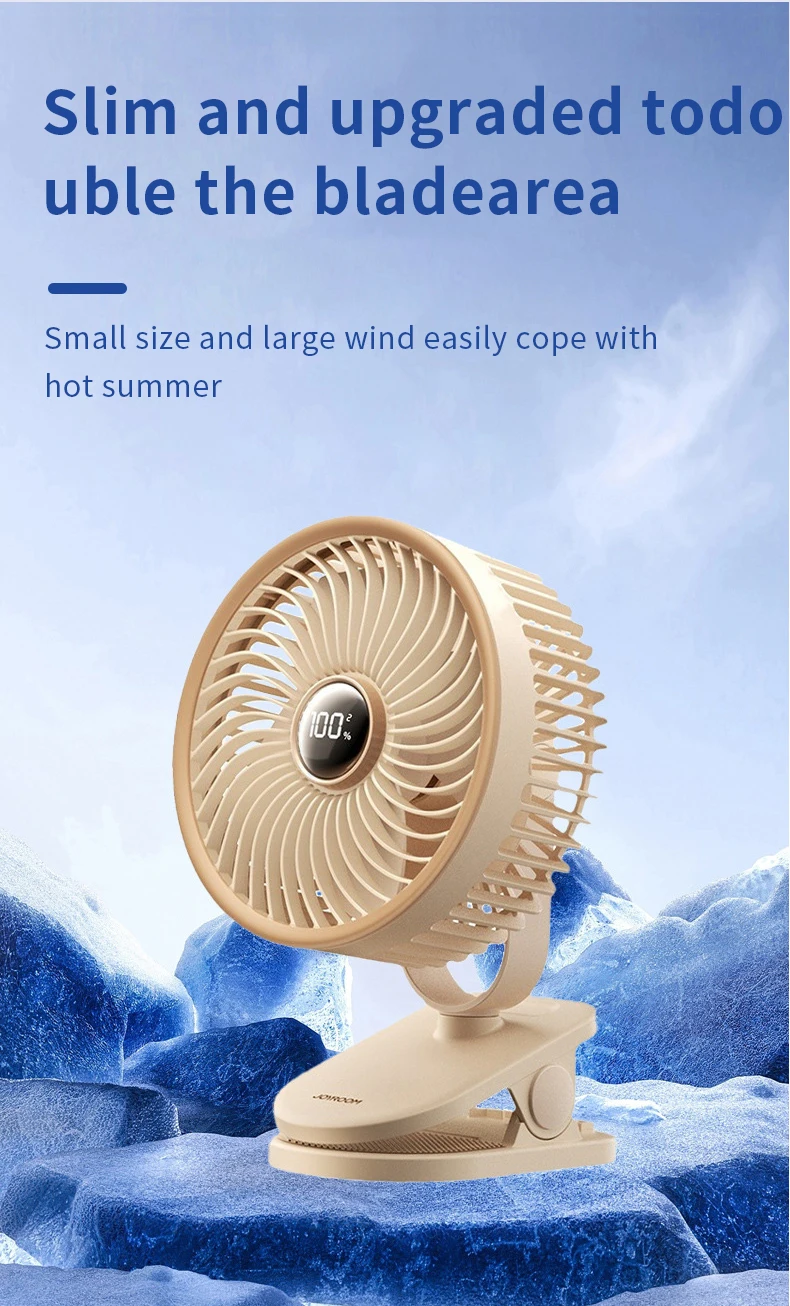 Desktop Rechargeable Mini Fan, USB, Portable - detail 14