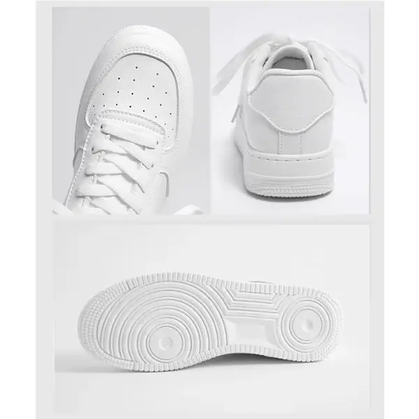 One Shipment Of Classic Pure White Style Force 1 Men's And Women's ...