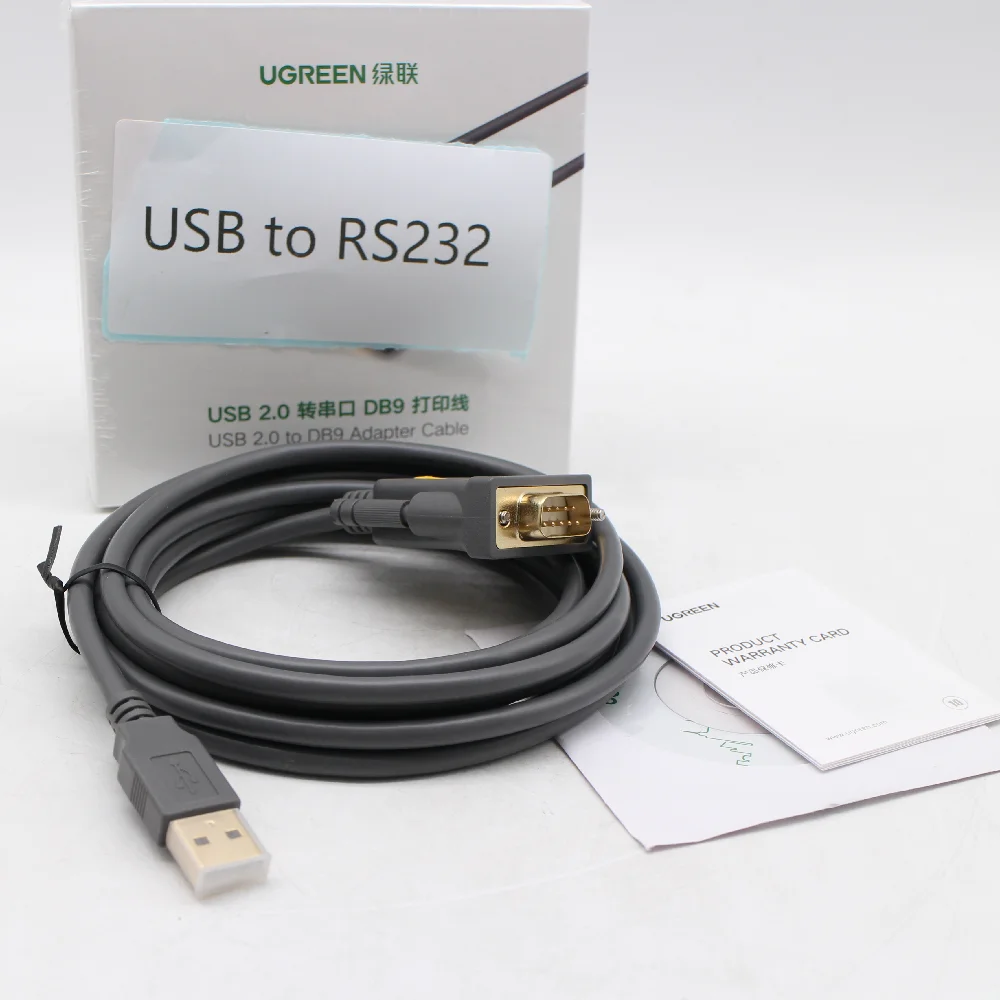 USB to 232 Serial Cable DB9 Female Pin USB 2.0 DB9 RS232 Ftdi Chipset Converter Adapter Cable