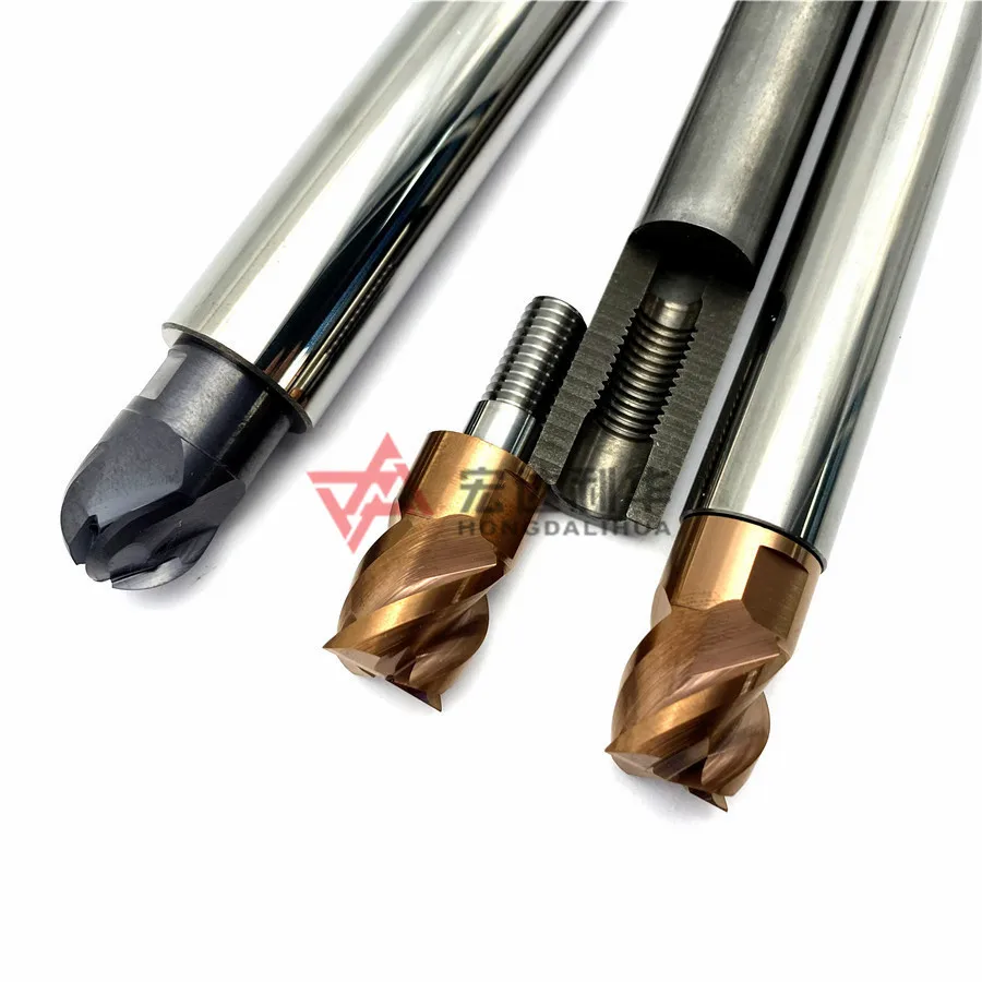 Solid Carbide Modular End Mill Extensions Shank Type China M8 Modular Extensions End Mill Milling Cutter Arbor Fraise