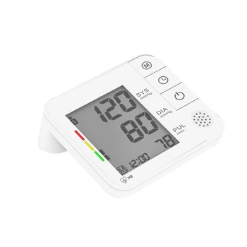 Portable BP Machine Electronic Sphygmomanometer Tensiometro Digital Automatic Upper Arm BP Monitor Blood Pressure Plastic CE