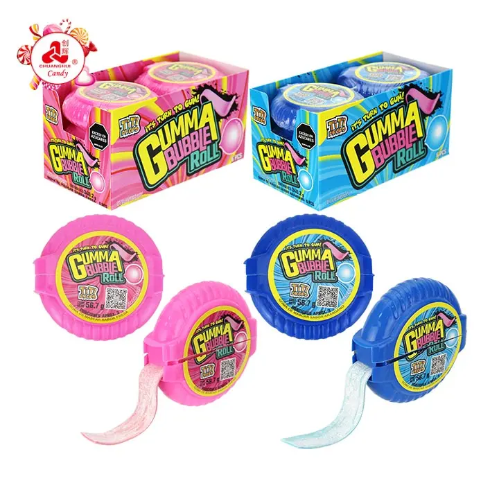 Factory Bubble Gum Roll