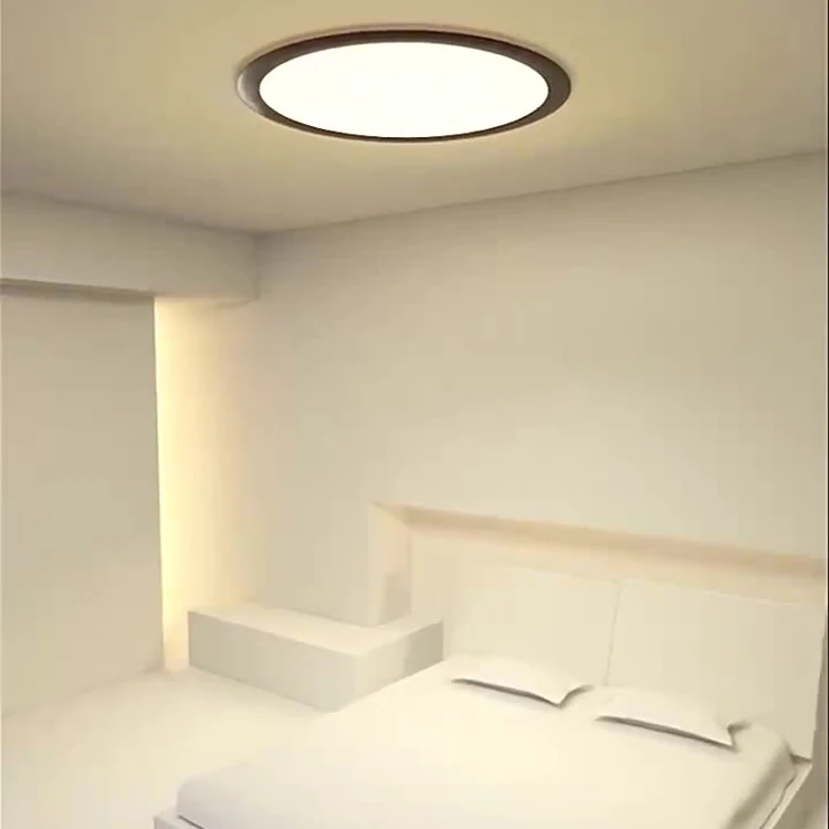 Welcome jury at home Black Dimmable Commercial Frameless Surface 36w Led Ceiling Panel Light 18w  48w Led Plafon Panel Lamp - Buy China New Pop Smart Adjustable Rgb Round  Plafon Ceiling Led Panel Lights Surface Light