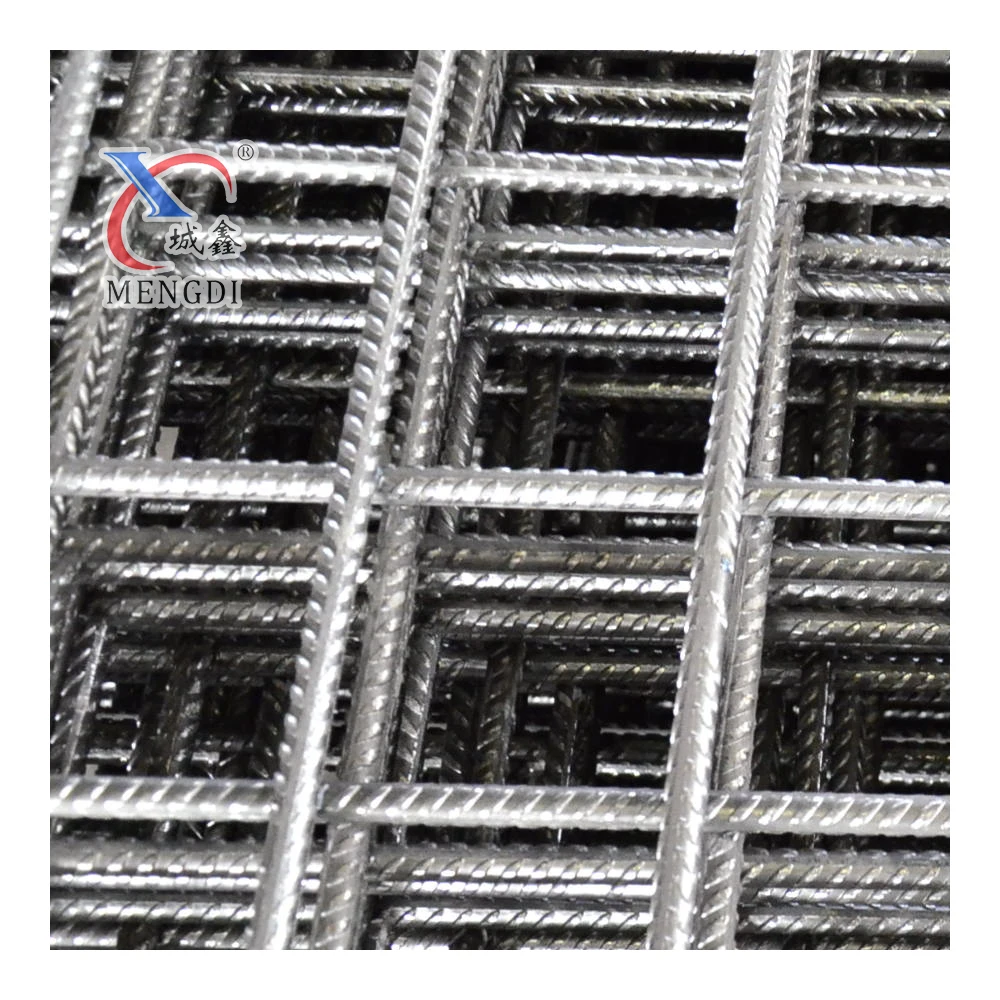 Steel Reinforced Concrete Welded Wire Mesh Panel Hot Dipped Galvanized Square Hole Mesh for Construction