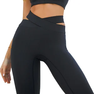 Custom High Quality  Workout Pants Leggings Exercise Sportswear Custom Logo Gym Fitness Sets High Waist