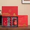 Taccuino rosso Città Proibita + penna + confezione regalo rossa