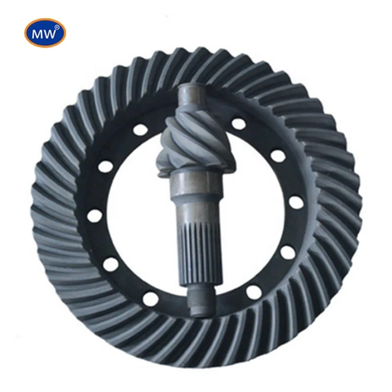 Differential Bevel Gear Crown Wheel Bevel and Helical Pinion